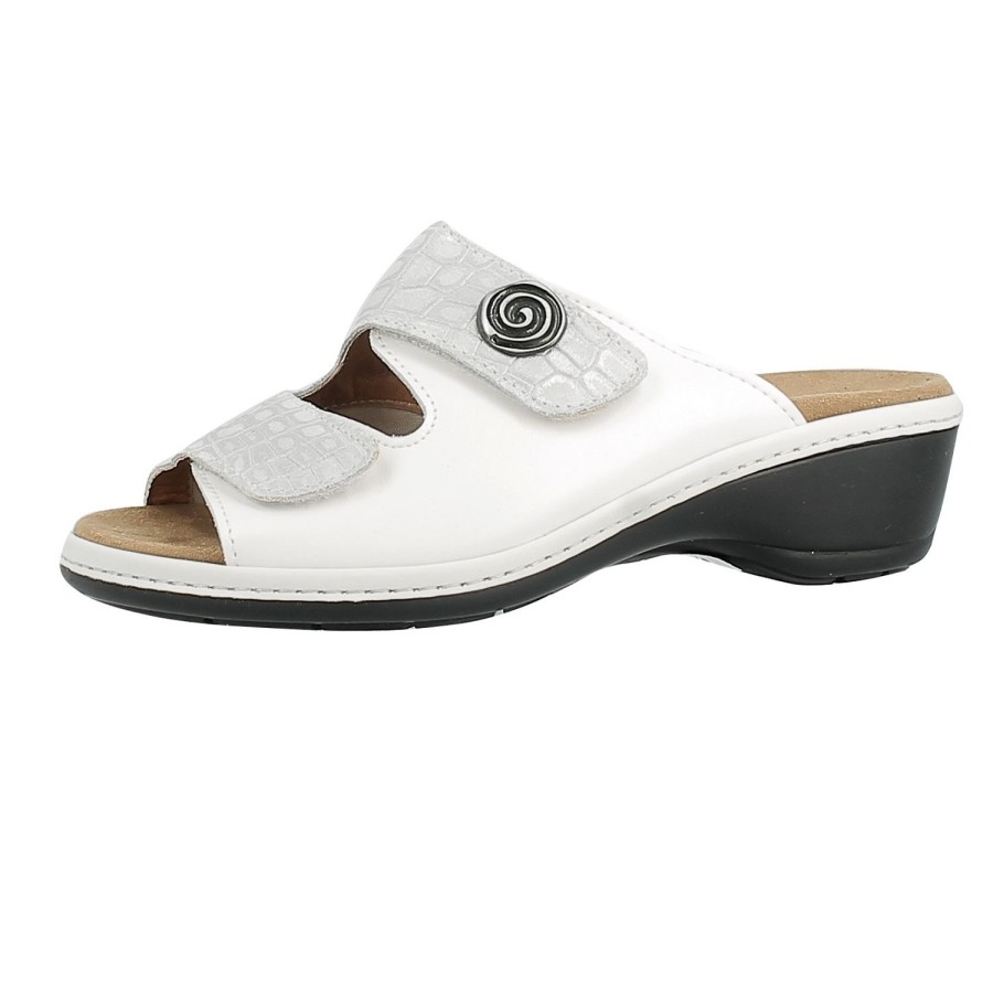 Femme Medi loi | Medi Loi Mules Ml Moni.154 Blanc