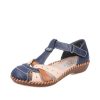 Femme Rieker | Rieker Ballerines M1655 Bleu