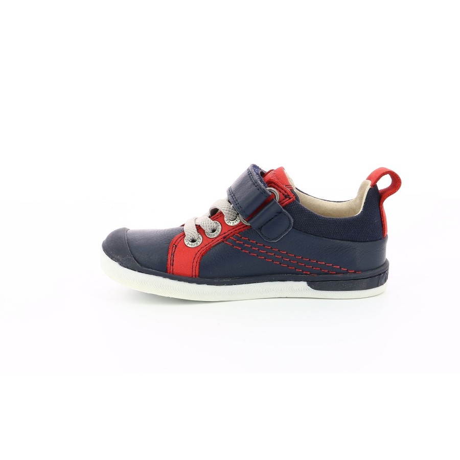 Enfant Kickers Baskets | Kickers Baskets Et Sneakers Irouo Marine