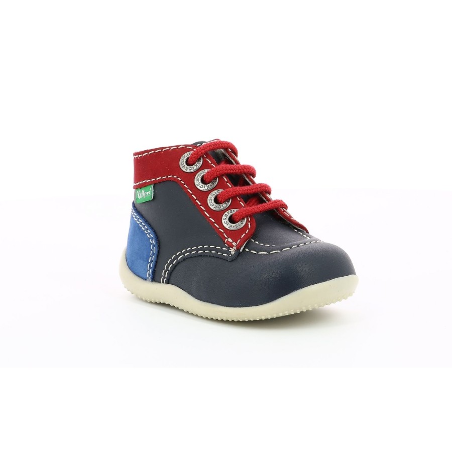 Enfant Kickers Bottines | Kickers Bottines Bonbon Marine