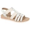 Femme Geo reino | Geo Reino Nu Pieds Sandales Xiabe Blanc