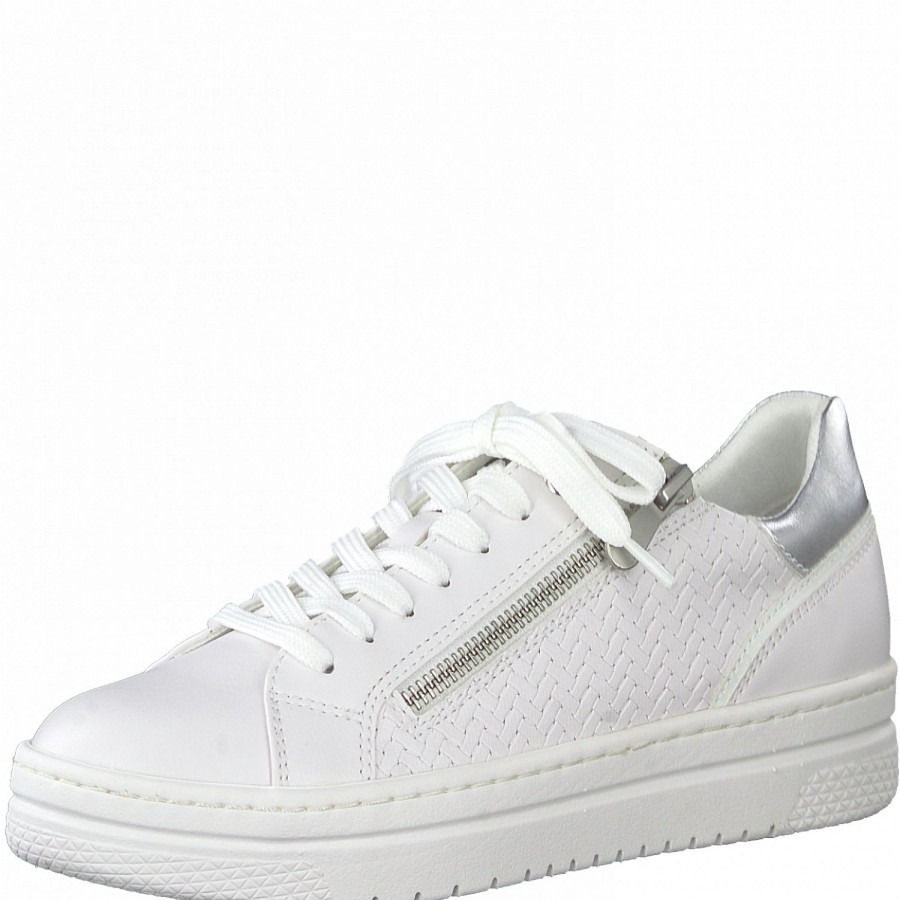 Femme Marco tozzi | Marco Tozzi Baskets 23718 Blanc