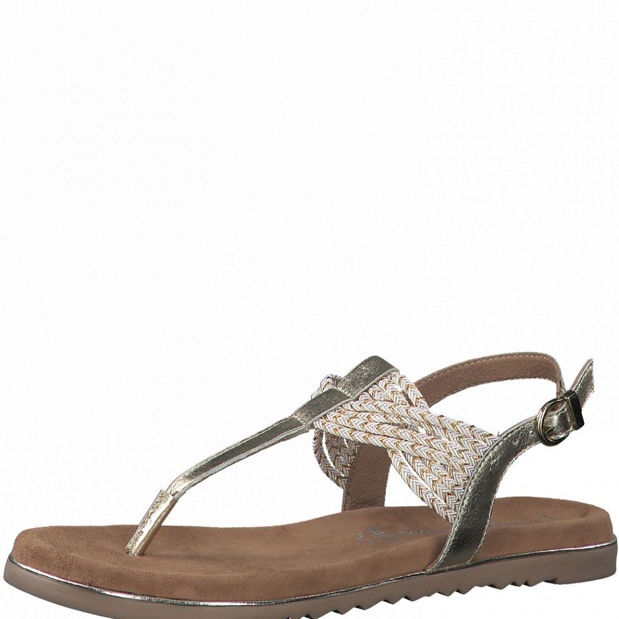 Femme Marco tozzi | Marco Tozzi Nu Pieds Sandales 2812826 Argent