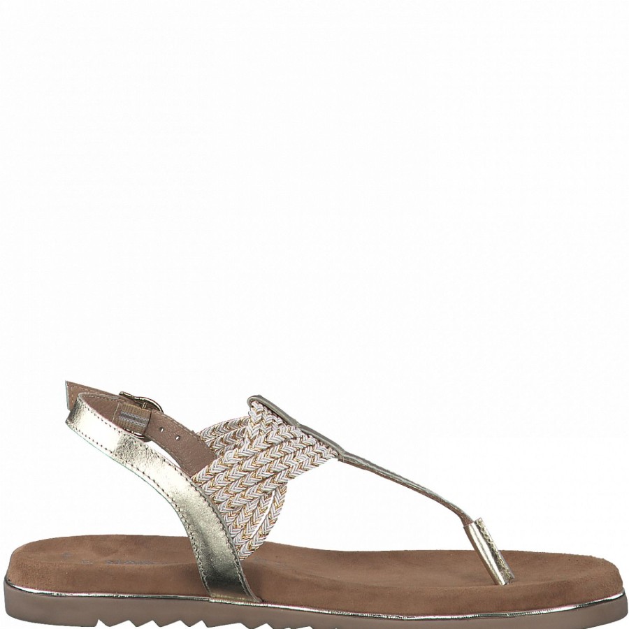 Femme Marco tozzi | Marco Tozzi Nu Pieds Sandales 2812826 Argent