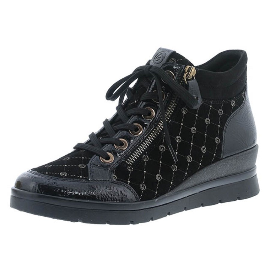 Femme Remonte | Remonte Baskets R0773 04 Noir