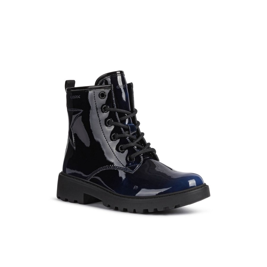 Enfant Geox Bottines | Geox Bottines J9420G Marine