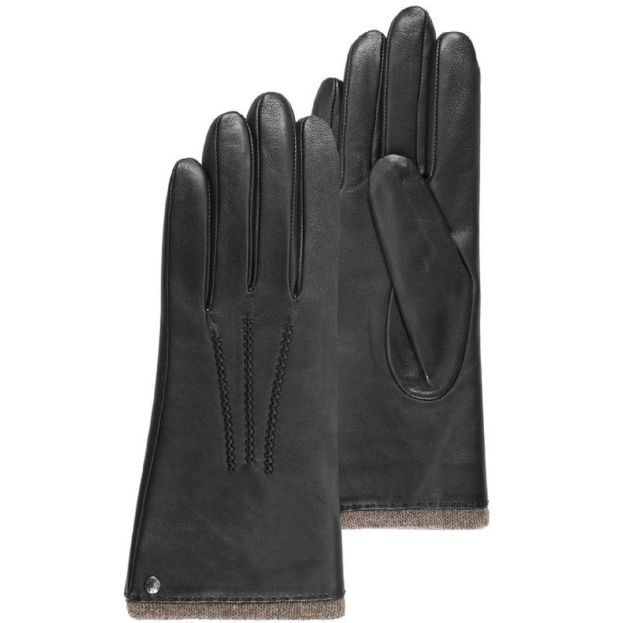 Femme Isotoner | Isotoner Gants 68602 Noir