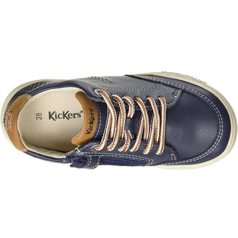 Enfant Kickers Baskets | Kickers Baskets Et Sneakers Joua Marine