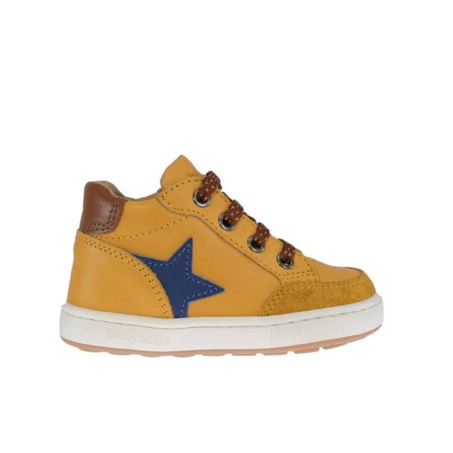 Enfant Babybotte Bottines | Babybotte Bottines 8102B809 Jaune