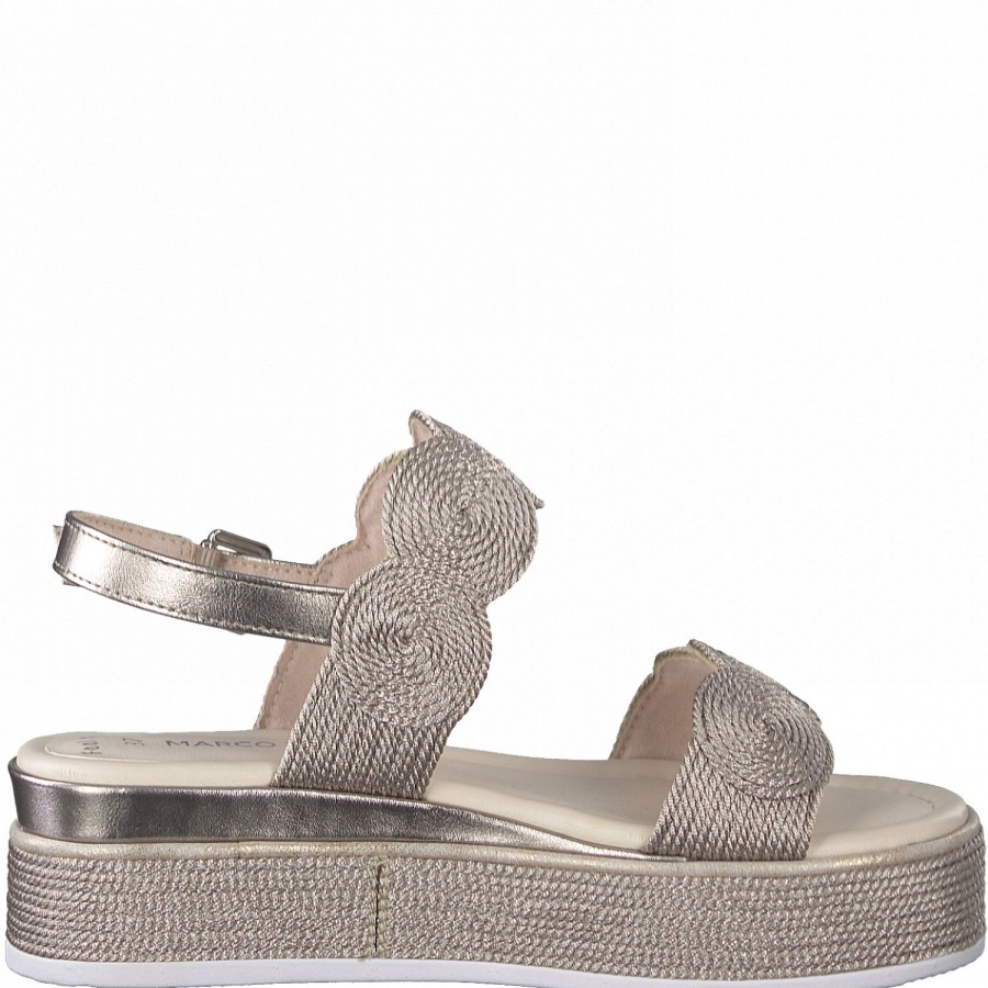 Femme Marco tozzi | Marco Tozzi Nu Pieds Sandales 28760 Rose