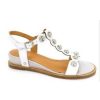 Femme Mamzelle | Mamzelle Nu Pieds Sandales Oleta Blanc