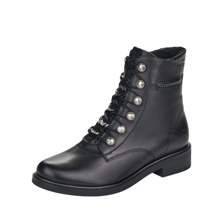 Femme Remonte | Remonte Boots D838501 Noir