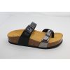 Femme Plakton | Plakton Nu Pieds Sandales Cp Bombay Noir