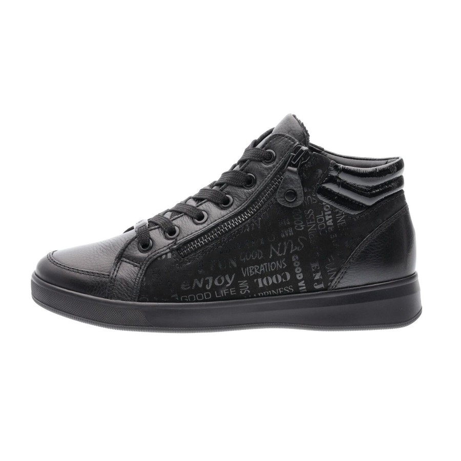 Femme Ara | Ara Chaussures A Lacets 44499 37 Noir