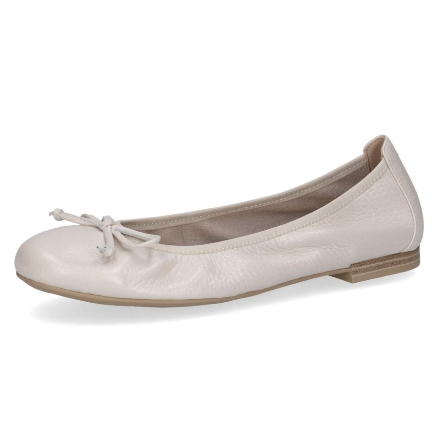 Femme Caprice | Caprice Ballerines 22108 42 Creme