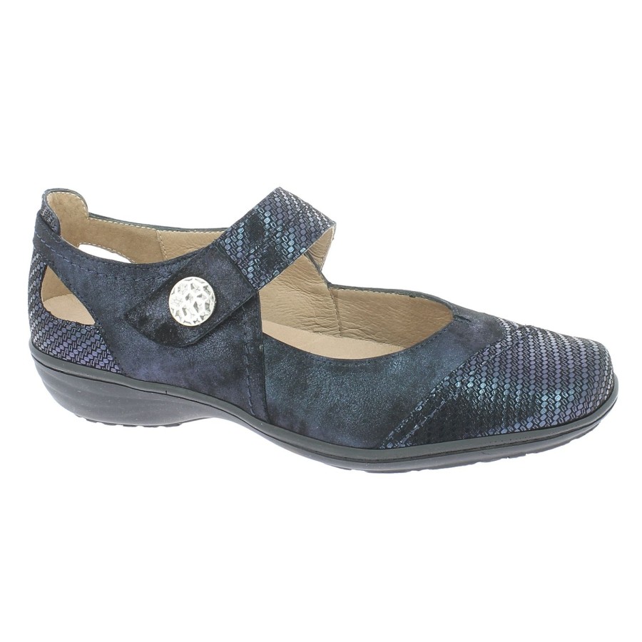 Femme Artika | Artika Ballerines Inabur Marine