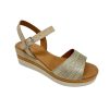 Femme Eva frutos | Evafrutos Nu Pieds Sandales 569 Argent