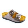 Femme Plakton | Plakton Nu Pieds Sandales Memory Bronze