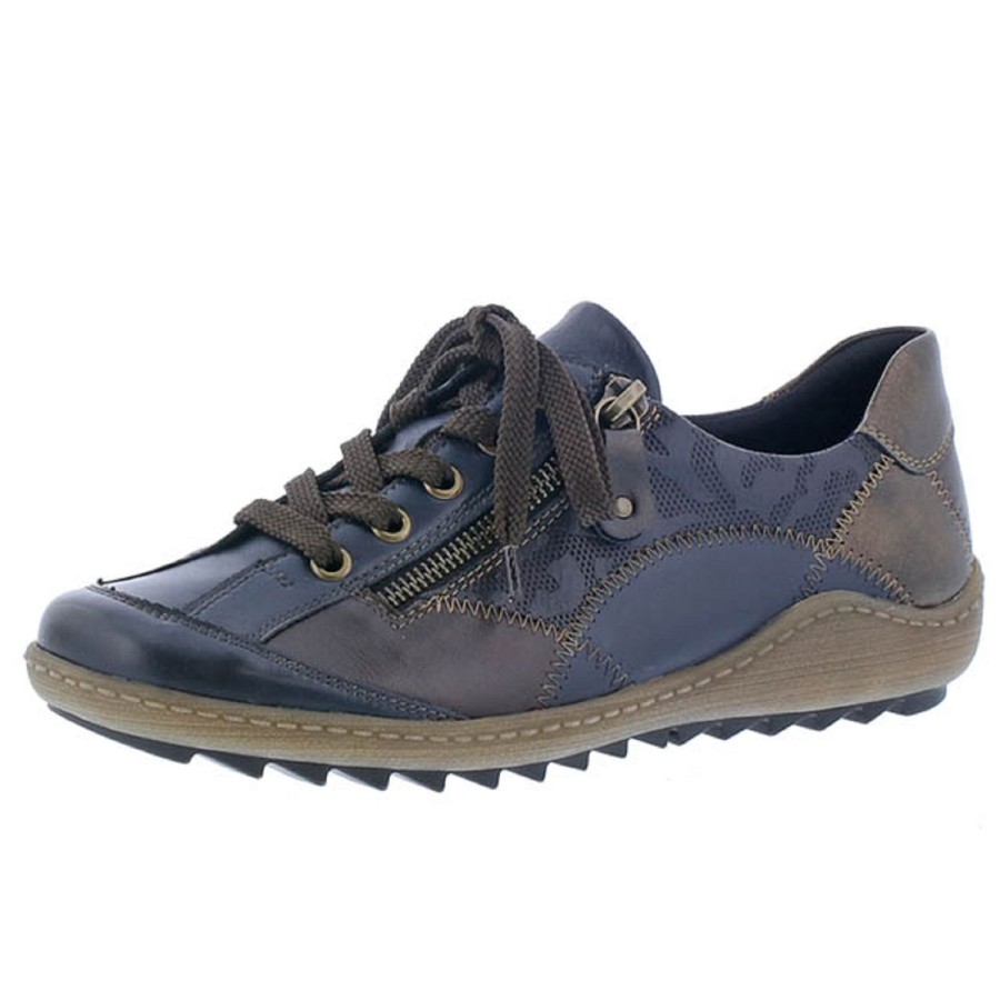 Femme Remonte | Remonte Chaussures A Lacets R1430 14 Marine