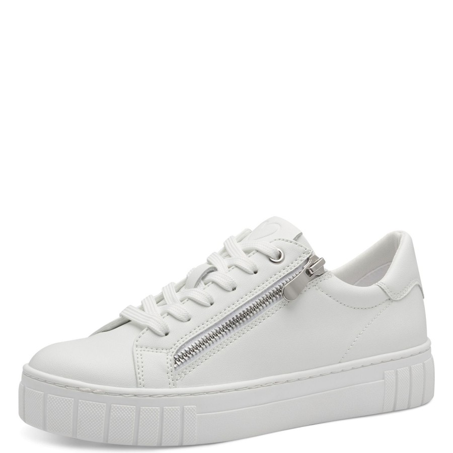 Femme Marco tozzi | Marco Tozzi Baskets 23764 41 Blanc