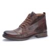 Homme Redskins | Redskins Chaussures A Lacets Yvori Marron