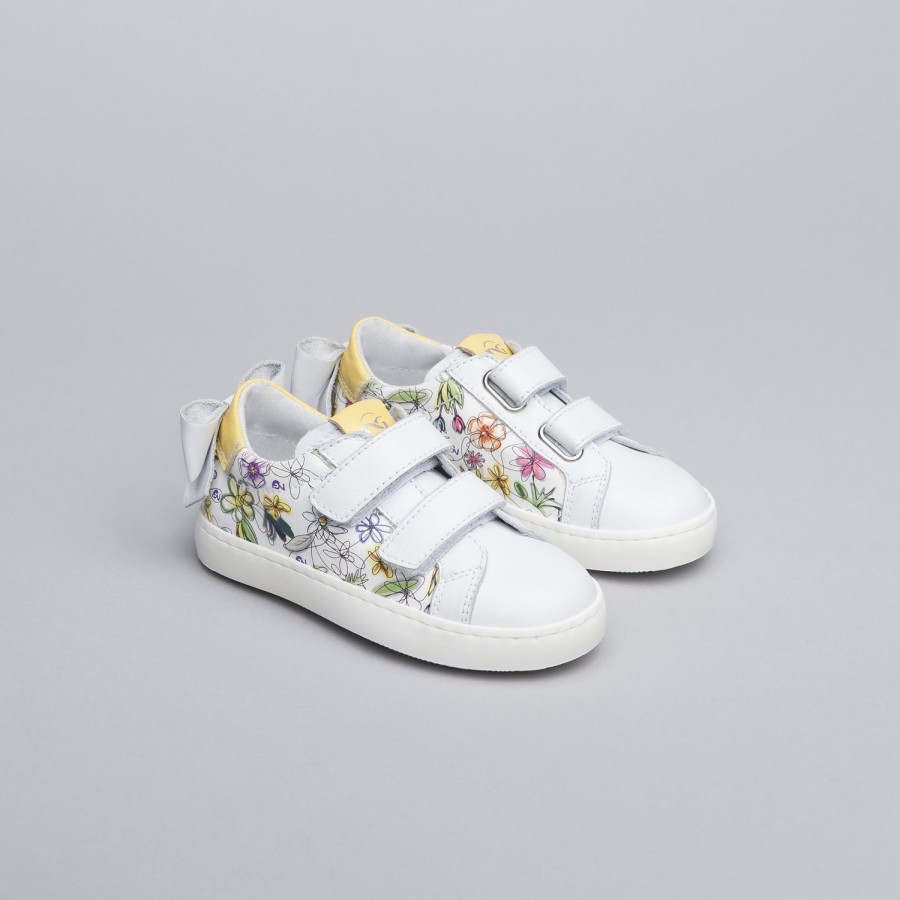 Enfant Nero giardinni Baskets | Nero Giardinni Baskets Et Sneakers E121641F Blanc