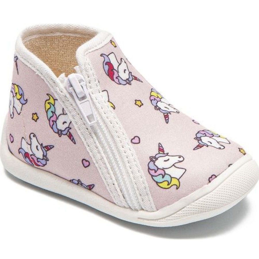 Enfant Bellamy Chaussons | Bellamy Chaussons Perle Rose