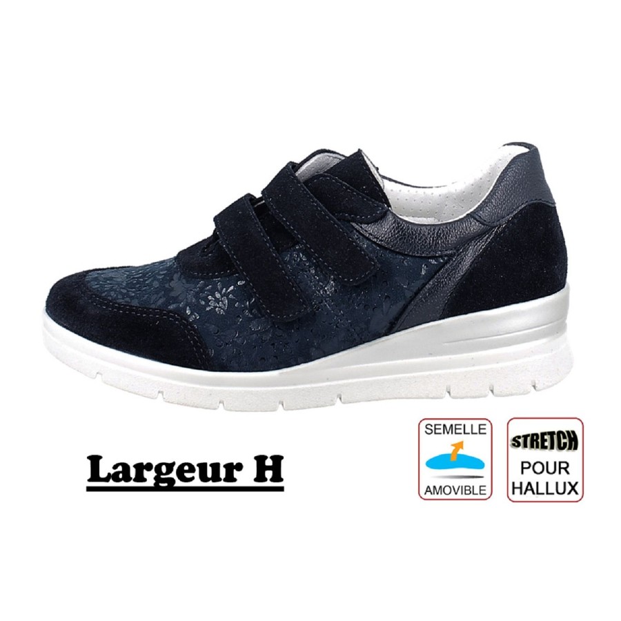 Femme Medi loi | Medi Loi Baskets Ml Luna 21 Marine