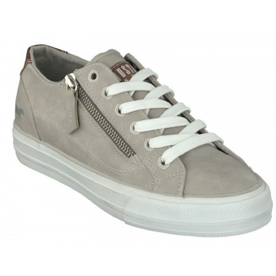 Femme Mustang | Mustang Baskets 1272308 Gris