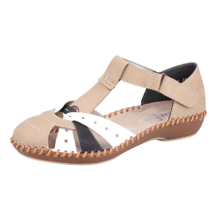 Femme Rieker | Rieker Ballerines M1655 Beige