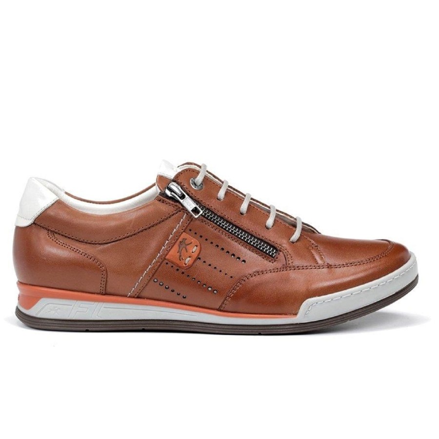 Homme Fluchos | Fluchos Chaussures A Lacets F0148 Cognac