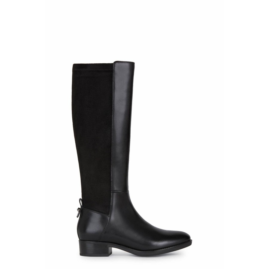 Femme Geox | Geox Bottes D16G1D Noir