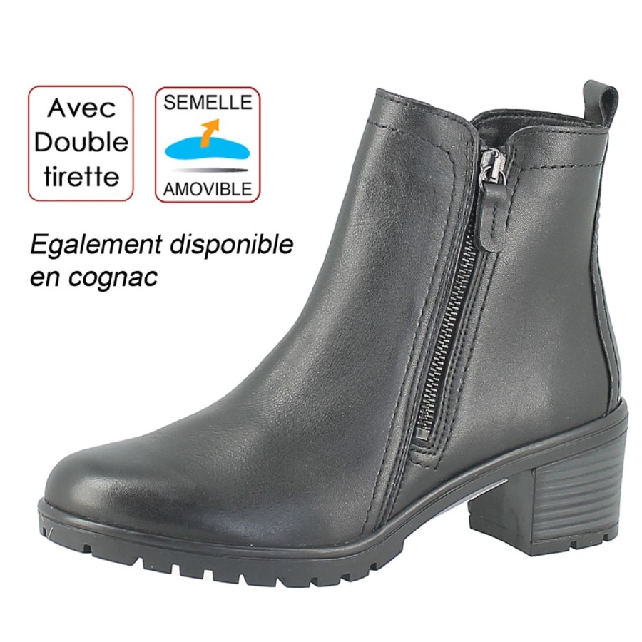 Femme Medi loi | Medi Loi Boots Fiona 03 Noir