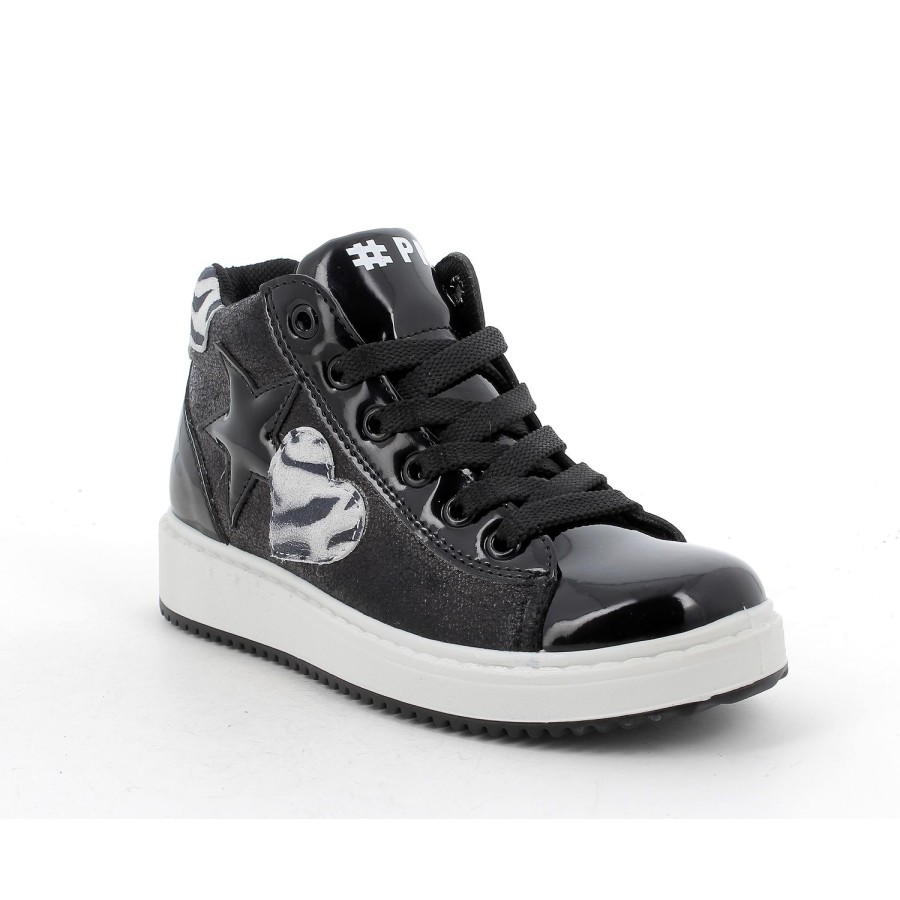 Enfant Primigi Baskets | Primigi Baskets Et Sneakers 83781 Noir