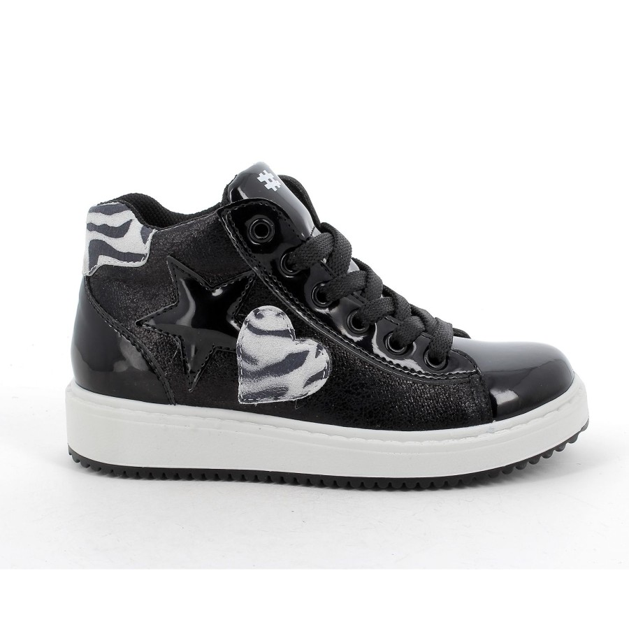 Enfant Primigi Baskets | Primigi Baskets Et Sneakers 83781 Noir