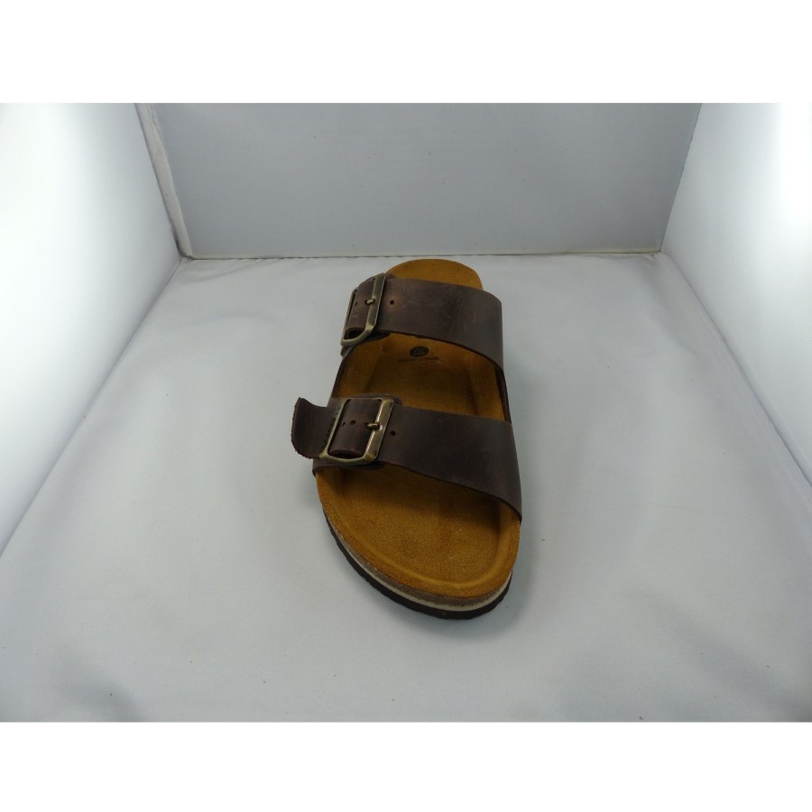 Homme Plakton | Plakton Nu Pieds Et Sandales Barna Marron