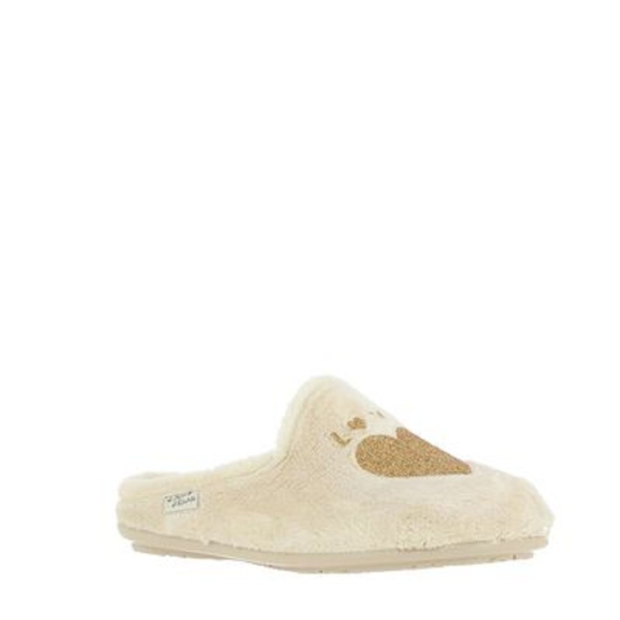 Femme Maison de l espadrille | Maison De L Espadrille Chaussons 9010 6 Or