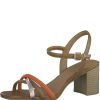 Femme Marco tozzi | Marco Tozzi Nu Pieds Sandales 28357 20 Cognac