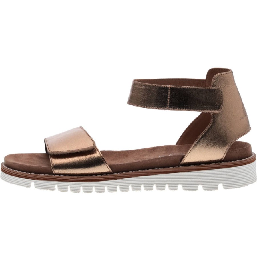 Femme Ara | Ara Nu Pieds Sandales 28117 08 Bronze