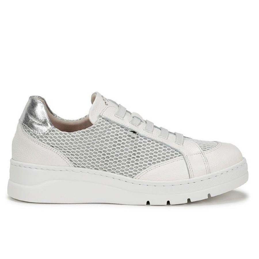 Femme Fluchos | Fluchos Baskets F1668 Blanc Argent