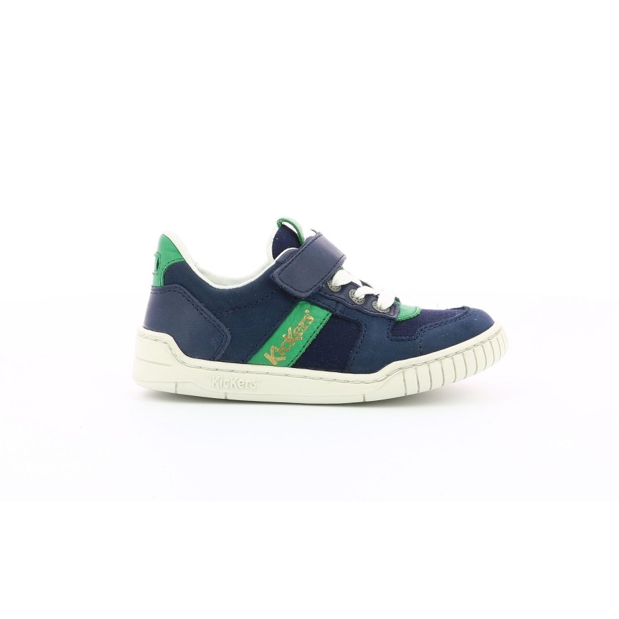 Enfant Kickers Baskets | Kickers Baskets Et Sneakers Wintup Bleu