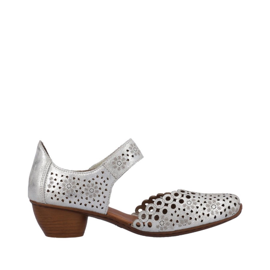 Femme Rieker | Rieker Escarpins 43753 Argent