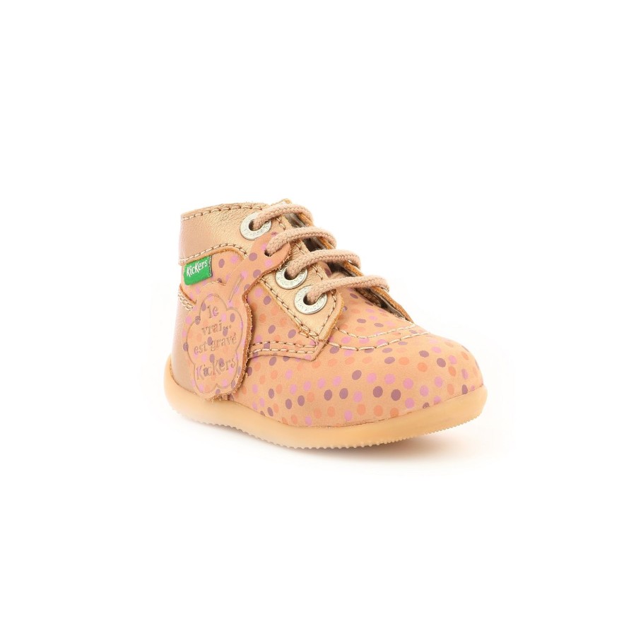 Enfant Kickers Premiers Pas | Kickers Premiers Pas Bonbon 2 Rose