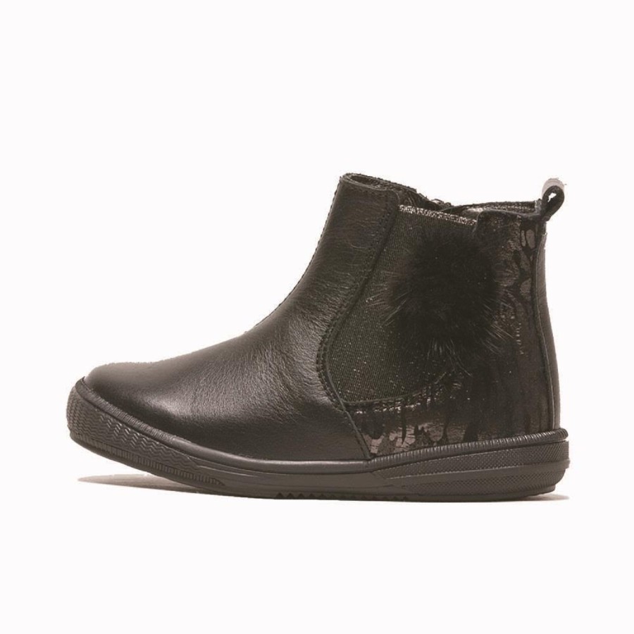 Enfant Bopy Bottines | Bopy Bottines Sati Noir