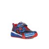 Enfant Geox Baskets | Geox Baskets Et Sneakers J26Feb Bleu Rouge