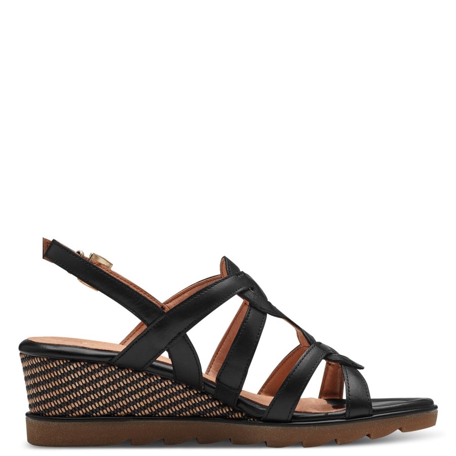 Femme Marco tozzi | Marco Tozzi Nu Pieds Sandales 28702 42 Noir