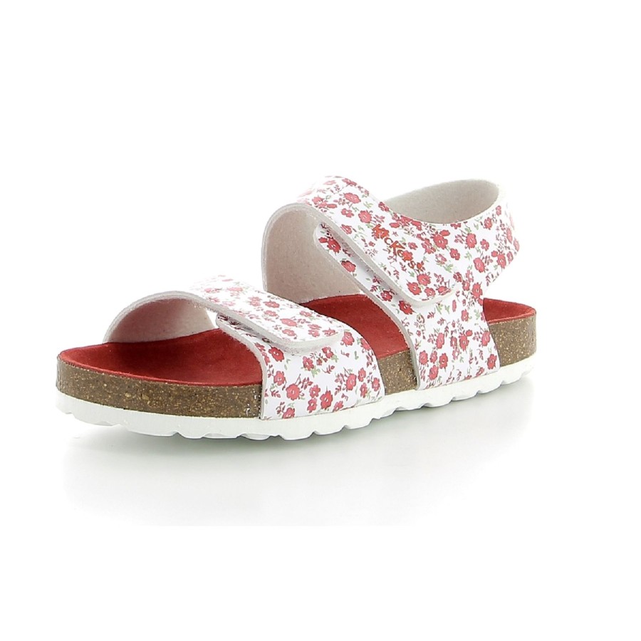 Enfant Kickers Sandales | Kickers Nu Pieds Sandales Summerkro Blanc