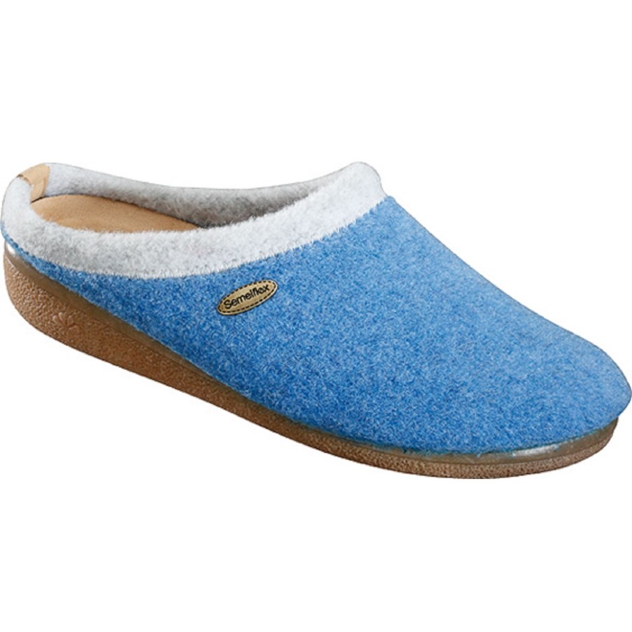 Femme Semelflex | Semelflex Chaussons Dolomite Marine