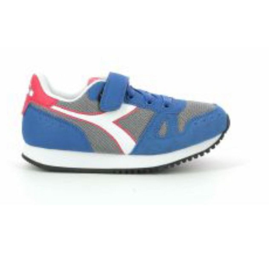 Enfant Diadora Baskets | Diadora Baskets Et Sneakers Simple Run Bleu