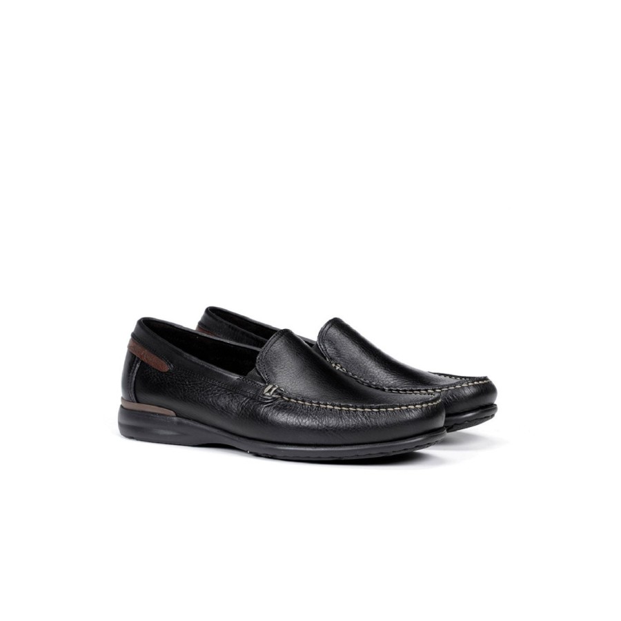 Homme Fluchos | Fluchos Mocassins Derbies 8682 Noir